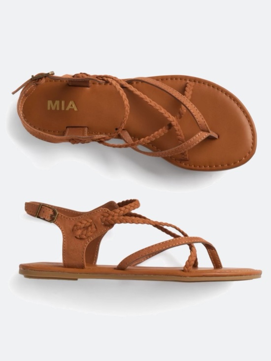 MIA Shoes - MIA Allana Braided Strappy Sandal
